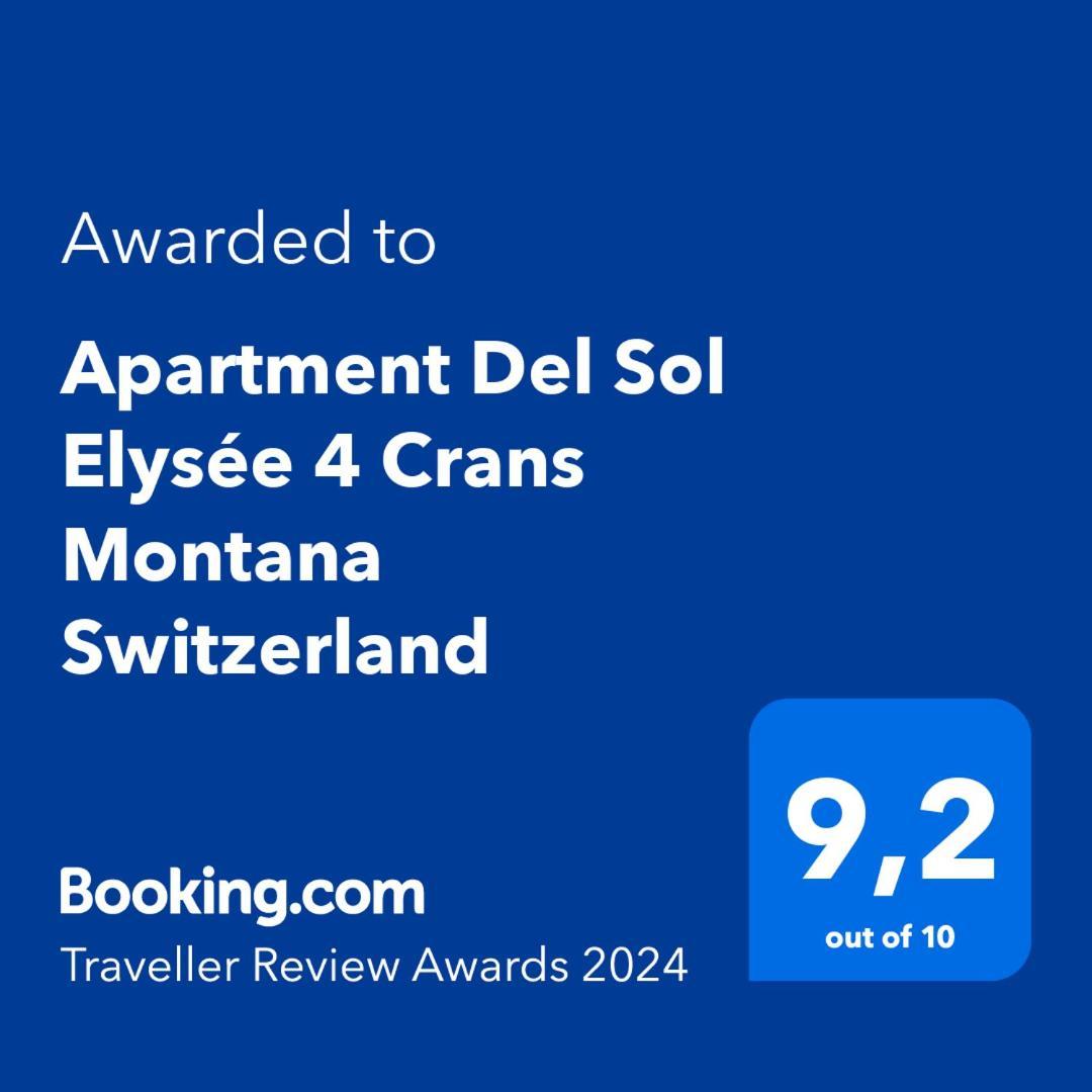 Apartment Del Sol Elysée 4 Crans Montana Switzerland Esterno foto